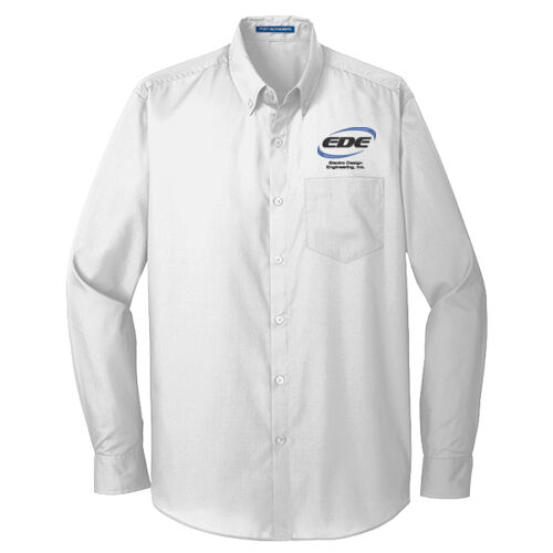 EDE - Tall Long Sleeve Carefree Poplin Shirt Thumbnail