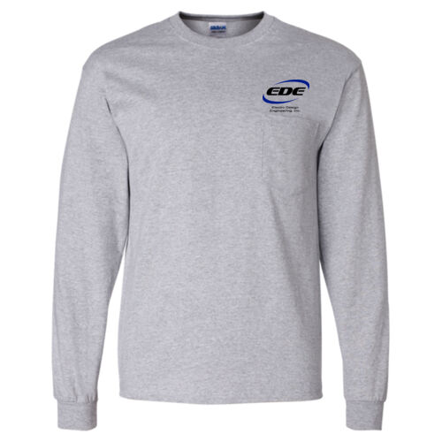 Gildan® - Ultra Cotton® Long Sleeve Pocket T-Shirt Thumbnail