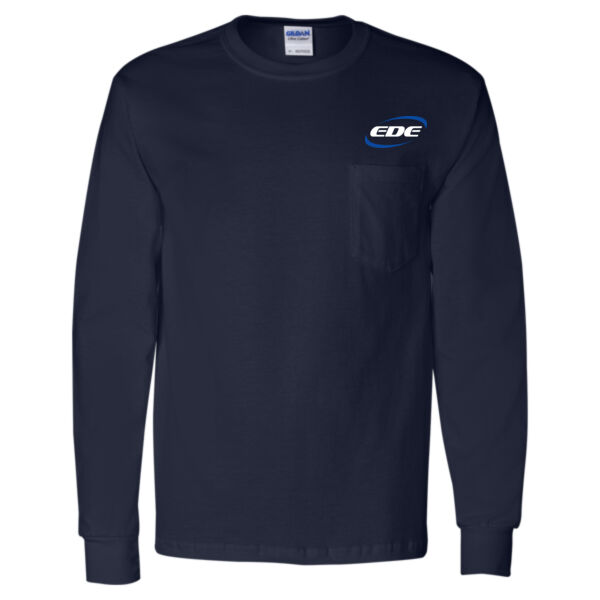 Gildan® - Ultra Cotton® Long Sleeve Pocket T-Shirt Thumbnail