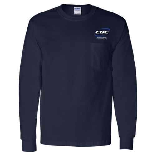 Gildan® - Ultra Cotton® Long Sleeve Pocket T-Shirt Thumbnail