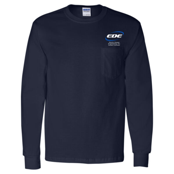 Golden Colorado - Gildan® - Ultra Cotton® Long Sleeve Pocket T-Shirt Thumbnail
