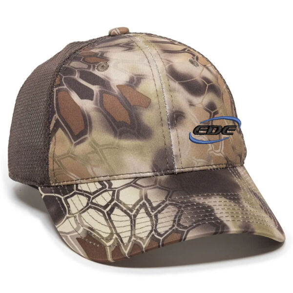 Moisture Wicking Camo Mesh Back - Black Letters Thumbnail