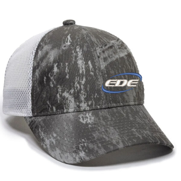 Moisture Wicking Camo Mesh Back - White Letters Thumbnail